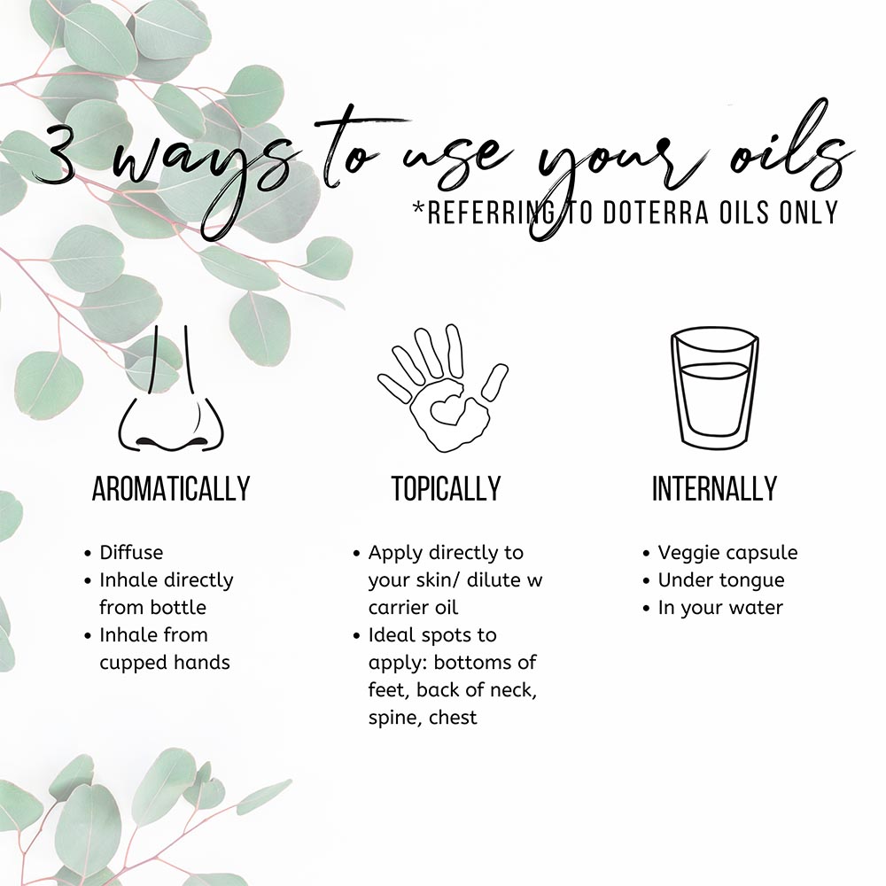 3 ways to use essential oils